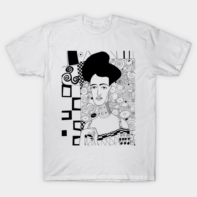 Klimpt Adele Bloch-Bauer The Woman In Gold T-Shirt by LovableDuck